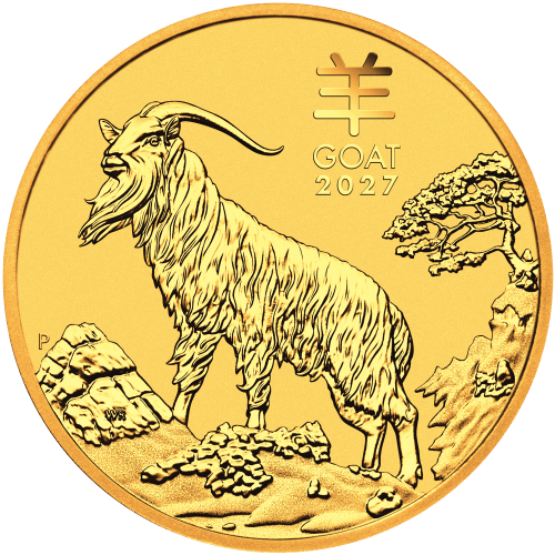 2 oz 2027 Lunar Year of the Goat Gold Coin | Perth Mint