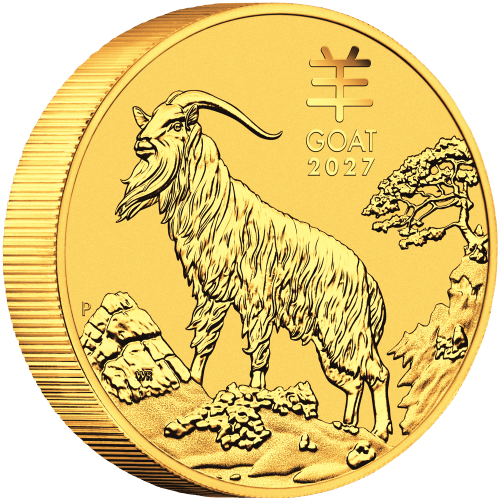 2 oz 2027 Lunar Year of the Goat Gold Coin | Perth Mint