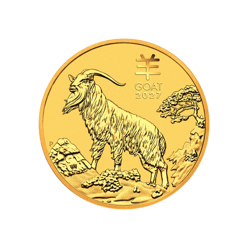 1/2 oz 2027 Lunar Year of the Goat Gold Coin | Perth Mint