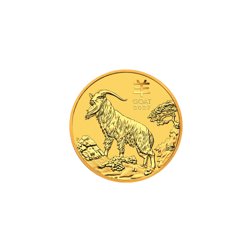 1/10 oz 2027 Lunar Year of the Goat Gold Coin | Perth Mint