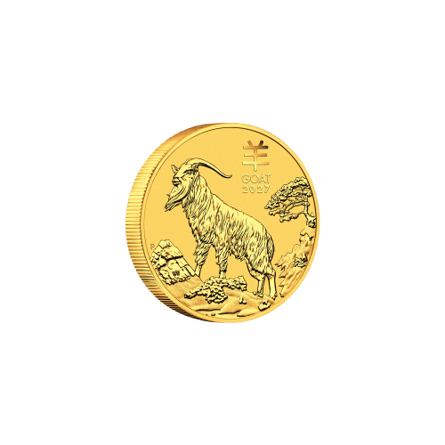 1/10 oz 2027 Lunar Year of the Goat Gold Coin | Perth Mint