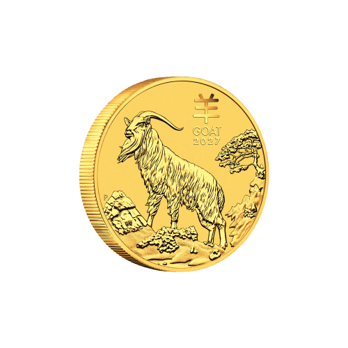 1/4 oz 2027 Lunar Year of the Goat Gold Coin | Perth Mint