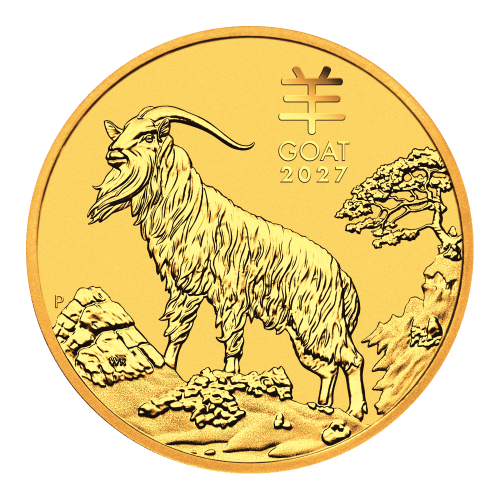 1 oz 2027 Lunar Year of the Goat Gold Coin | Perth Mint