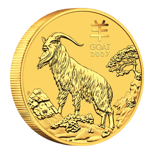 1 oz 2027 Lunar Year of the Goat Gold Coin | Perth Mint