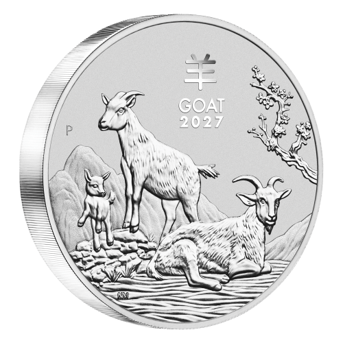 1 oz 2027 Lunar Year of the Goat Silver Coin | Perth Mint