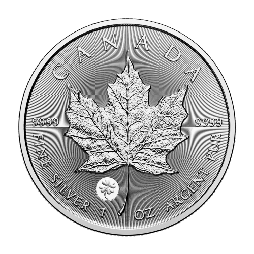 1 oz 2027 Treasured Maple Leaf: Clover Privy Mark Silver Coin | Royal Canadian Mint