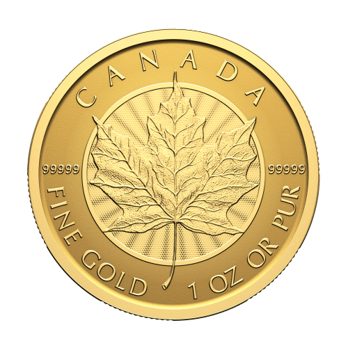 1 oz 2027 Our Purest Maple Leaf 99999 Fine Reverse Proof Gold Coin | Royal Canadian Mint
