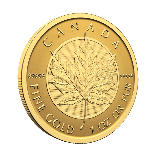 1 oz 2027 Our Purest Maple Leaf 99999 Fine Reverse Proof Gold Coin | Royal Canadian Mint