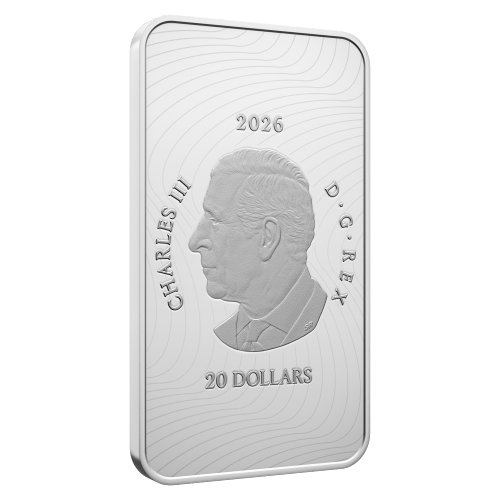 1 oz 2026 Haunted Canada: Gibraltar Point Lighthouse Black Light Technology Colourized Rectangular Proof Silver Coin | Royal Canadian Mint