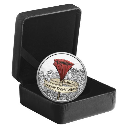 1 oz 2026 Remembrance Day Colourized Proof Silver Coin | Royal Canadian Mint