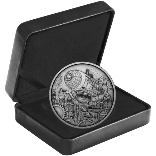 3 oz 2026 A Whimsical Tale: Blimp Antiqued Silver Coin | Royal Canadian Mint
