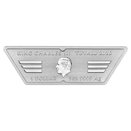 1 oz 2026 40 Years of Top Gun Colourized Shaped Silver Coin | Perth Mint