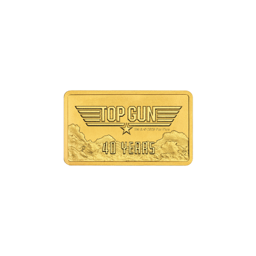 1 gram 2026 40 Years of Top Gun Rectangular Gold Coin in Card | Perth Mint