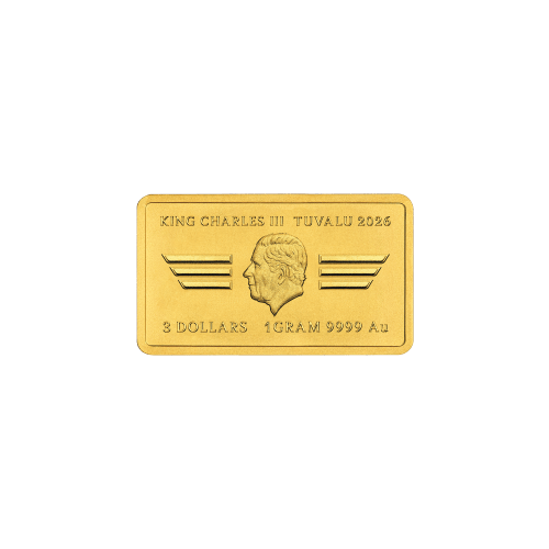 1 gram 2026 40 Years of Top Gun Rectangular Gold Coin in Card | Perth Mint