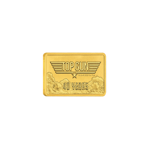 1 gram 2026 40 Years of Top Gun Rectangular Gold Coin in Card | Perth Mint