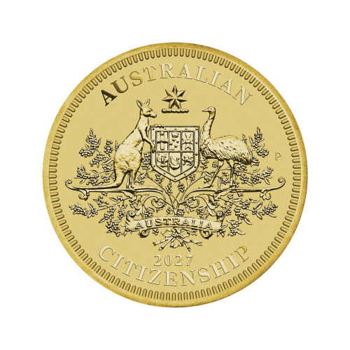 $1 2027 Australian Citizenship Bronze Coin in Card | Perth Mint