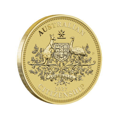 $1 2027 Australian Citizenship Bronze Coin in Card | Perth Mint