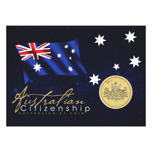 $1 2027 Australian Citizenship Bronze Coin in Card | Perth Mint