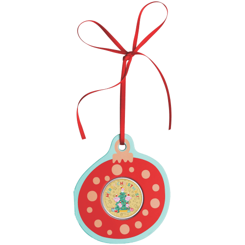 $1 2026 Peppa Pig Merry Christmas Collector Coin in Card | Perth Mint