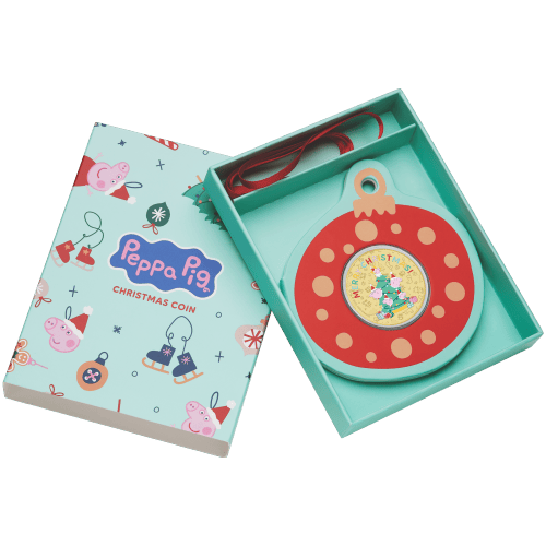 $1 2026 Peppa Pig Merry Christmas Collector Coin in Card | Perth Mint