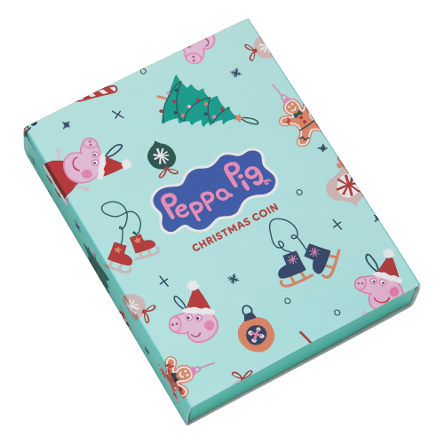 $1 2026 Peppa Pig Merry Christmas Collector Coin in Card | Perth Mint