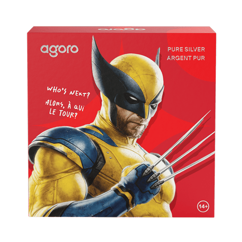 Pièce 1 once d'argent Agoro Wolverine épreuve mate colorisée 2026 | Monnaie royale canadienne