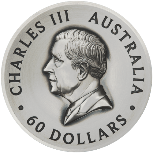 2 kilo 2025 Butterfly High Relief Antiqued Silver Coin | Perth Mint