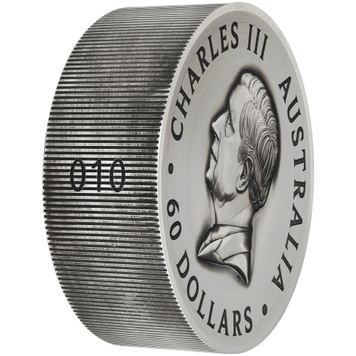 2 kilo 2025 Butterfly High Relief Antiqued Silver Coin | Perth Mint