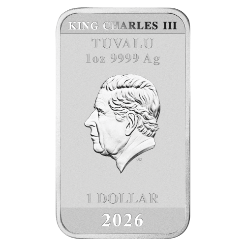 1 oz 2026 Stranger Things: Season 1 Colourized Rectangular Silver Coin | Perth Mint