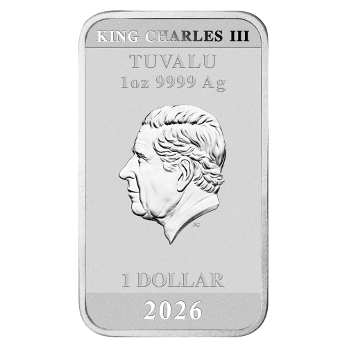 1 oz 2026 Stranger Things: Season 2 Colourized Rectangular Silver Coin | Perth Mint