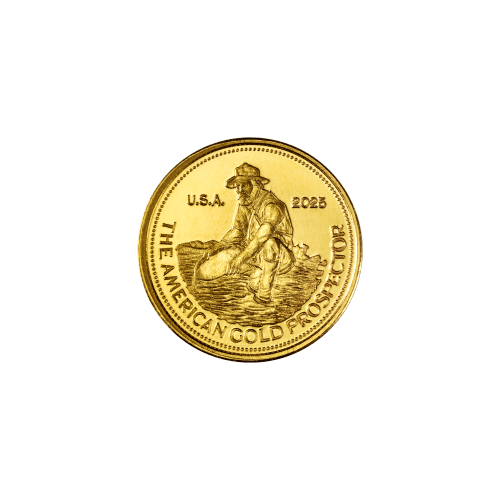 1/10 oz 2025 Engelhard Prospector Proof Gold Round | PAMP Suisse