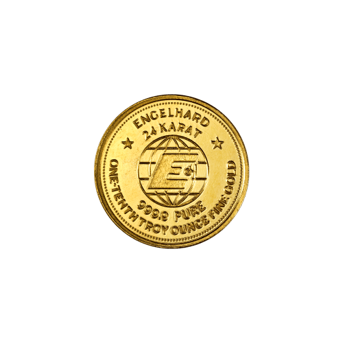 1/10 oz 2025 Engelhard Prospector Proof Gold Round | PAMP Suisse