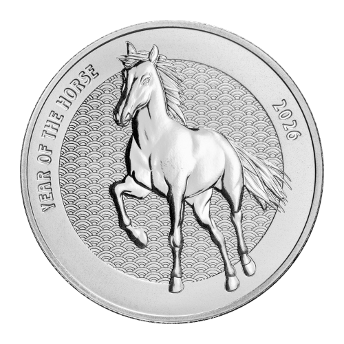 1 oz 2026 Lunar Year of the Horse Silver Round | PAMP Suisse