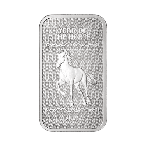 5 oz 2026 Lunar Year of the Horse Proof Silver Bar | PAMP Suisse