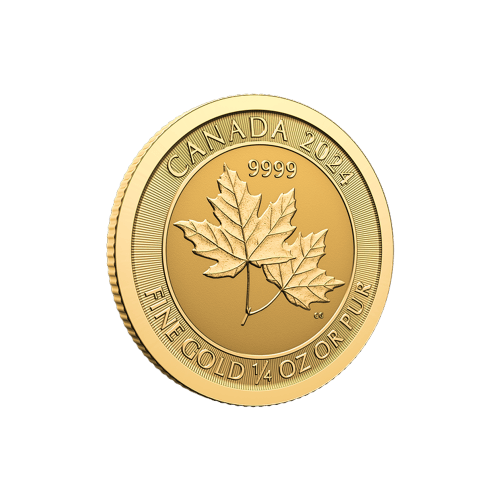 1/4 oz 2024 Twin Maple Leaves Gold Coin | Royal Canadian Mint