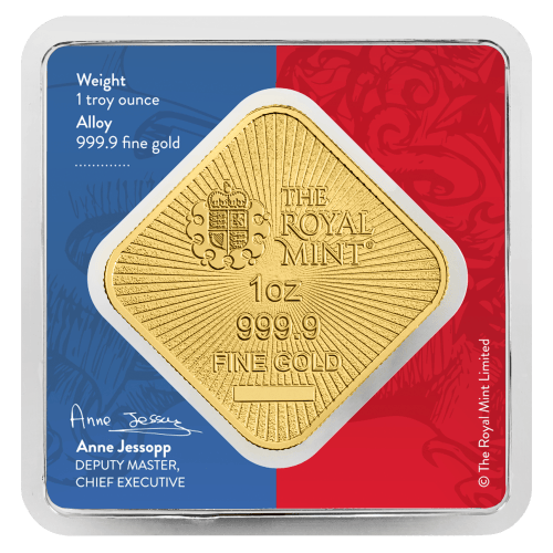 1 oz Britannia and Liberty Gold Bar | The Royal Mint