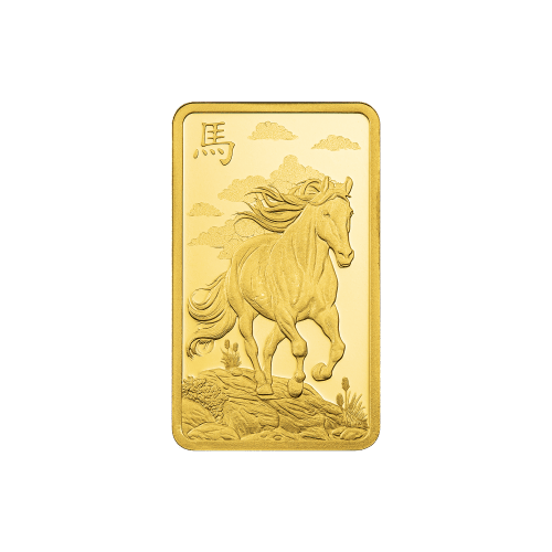 5 gram 2026 Lunar Year of the Horse Gold Bar | PAMP Suisse