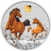 1 kilo 2026 Lunar Year of the Horse with Gold Privy Mark Colourized Silver Coin | Perth Mint