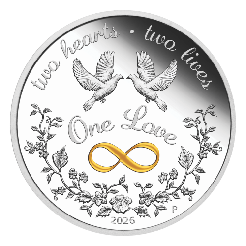 1 oz 2026 One Love Proof Silver Coin | Perth Mint