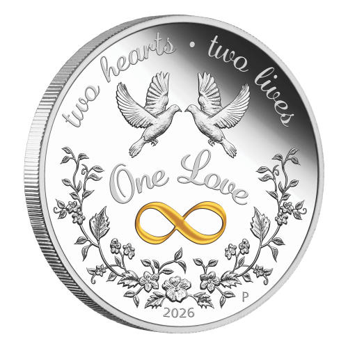 1 oz 2026 One Love Proof Silver Coin | Perth Mint
