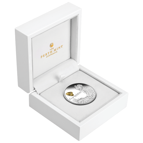 1 oz 2026 Wedding Proof Silver Coin | Perth Mint
