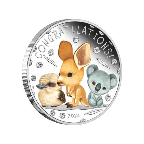 1/2 oz 2026 Australian Baby Animals Newborn Silver Coin | Perth Mint