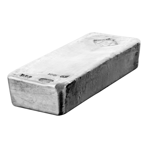 100 oz Vintage Silver Bar | Johnson Matthey