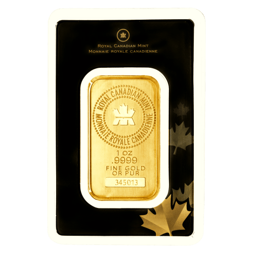 1 oz Old Style Gold Bar | Royal Canadian Mint