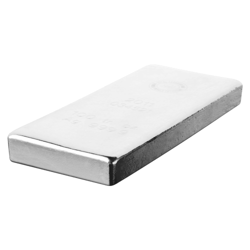 100 onces Lingot d'argent Style ancien | Monnaie royale canadienne