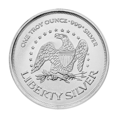 1 oz A-Mark Liberty Silver Round
