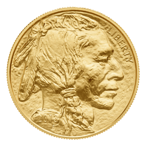 Pièce 1 once d'or Bison 2013 | Monnaie des États-Unis