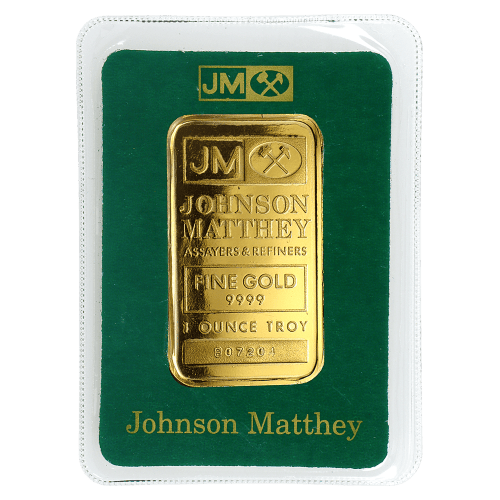 Buy 1 oz Johnson Matthey Gold Wafer Bars | Silver Gold Bull Canada