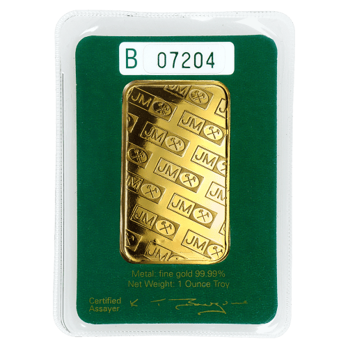 1 oz Gold Bar | Johnson Matthey