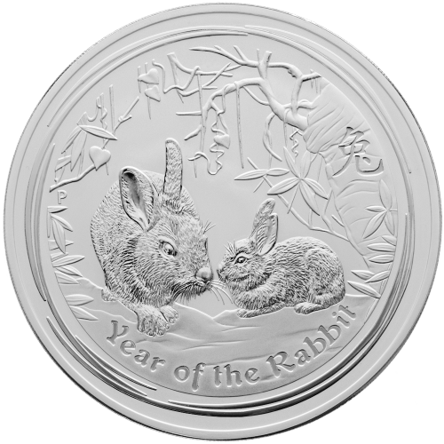 1 kilo 2011 Lunar Year of the Rabbit Silver Coin | Perth Mint